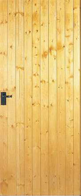 LANDB Ledged and Braced Redwood External Door