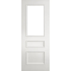 Mayfair White Clear Glazed Internal Fire Door