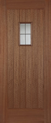 Hardwood Hillingdon Lead Light External Door
