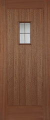 Hardwood Hillingdon Lead Light External Door