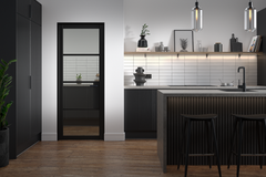 Black Chelsea Glazed 4L Clear