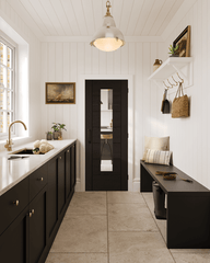 Laminate Linear Glazed Pre-finished Black