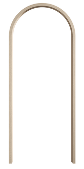 BLONDE OAK CURVED DOOR FRAME 78X30 (PACK 1 OF 2)