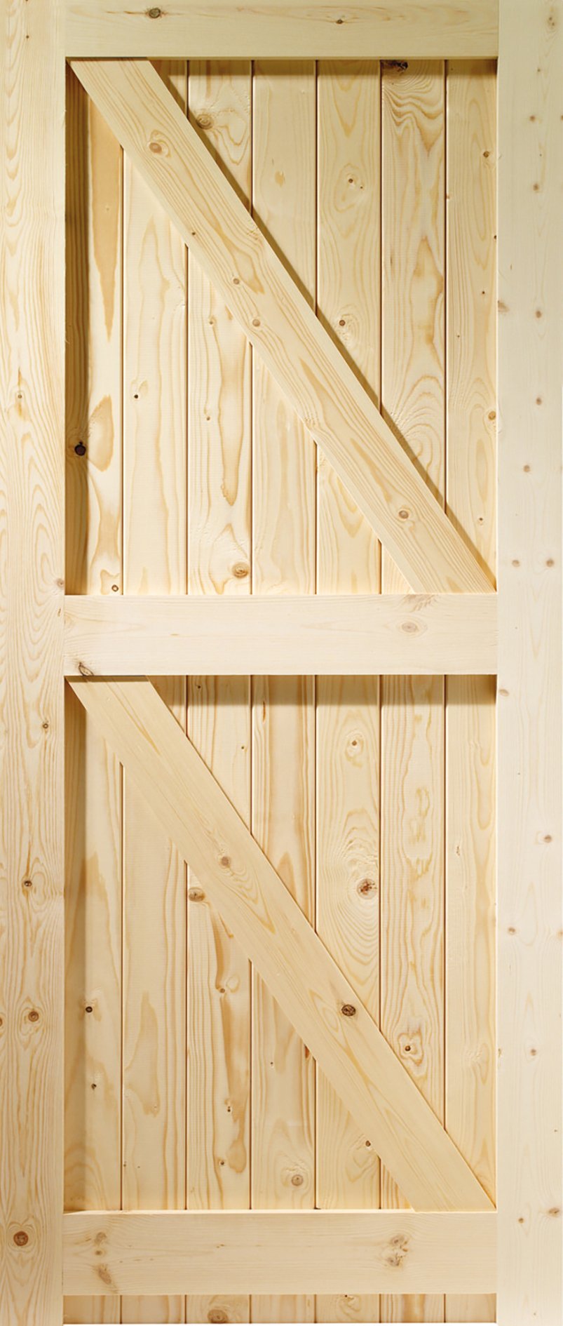 Framed Ledged & Braced External Pine Gate or Shed Door