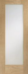 Pattern 10 Internal Oak Fire Door with Clear Glass
