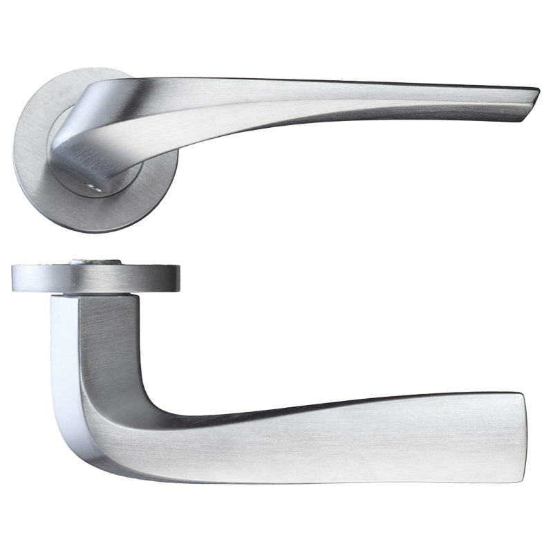 Draco Privacy Satin Chrome Tone