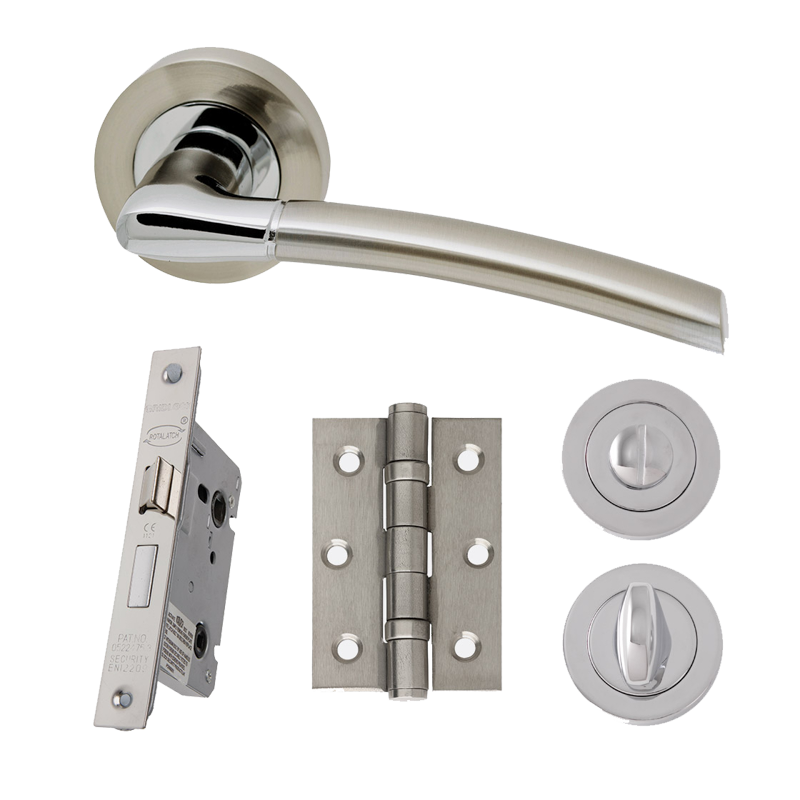 Mercury Privacy Chrome & Nickel Tone