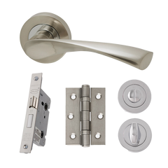 Solar Privacy Chrome & Nickel Tone