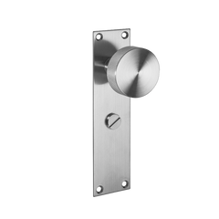 Zermatt Privacy Satin Stainless Steel Tone