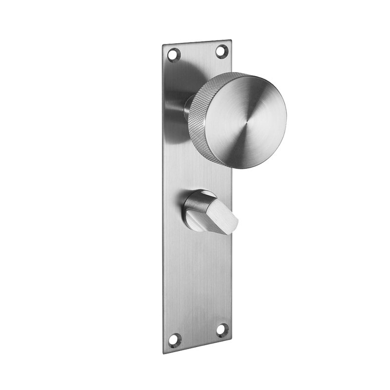 Zermatt Privacy Satin Stainless Steel Tone