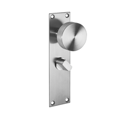 Zermatt Privacy Satin Stainless Steel Tone