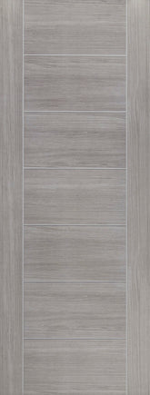 White Grey Laminate Palermo Fire Door