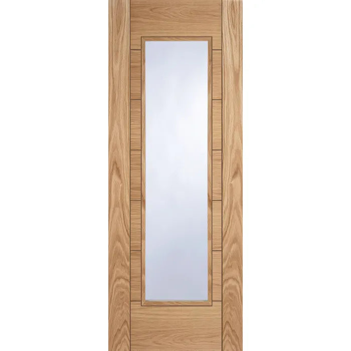 Oak Corsica 1 Light - Prefinished Internal Fire Door