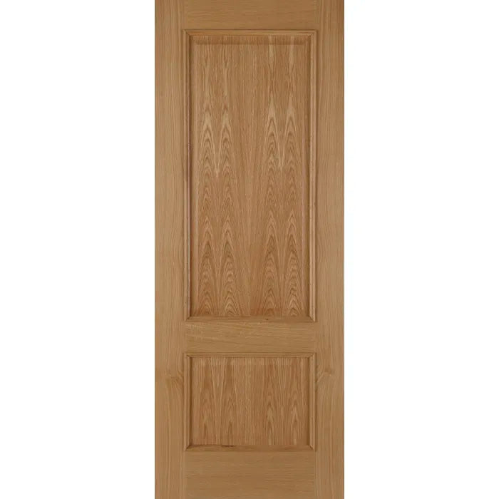Oak Iris 2 Panel Raised Mould Internal Fire Door