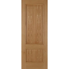 Oak Iris 2 Panel Raised Mould Internal Fire Door