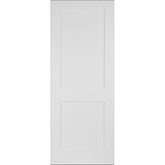White Shaker 2 Panel Fire Door