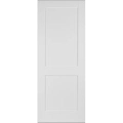 White Shaker 2 Panel Fire Door