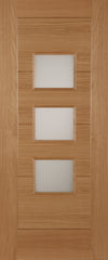 Oak Monza Acid Glass External Door