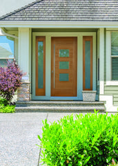 Oak Monza Acid Glass External Door