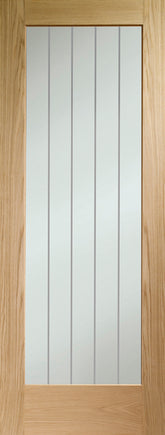Internal Oak Suffolk Pattern 10 (Clear Etched Glass)
