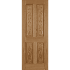 Oak 4 Panel Internal Fire Door