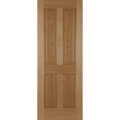 Oak 4 Panel Recessed Internal Fire Door