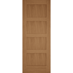Oak Contemporary 4 Panel Internal Door