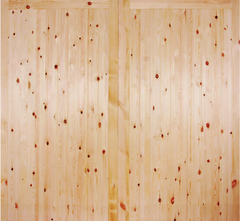 FL&B Garage Door Redwood