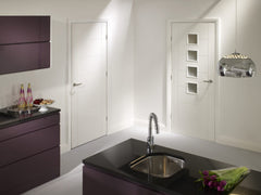 Palermo Internal White Primed Door with Obscure Glass