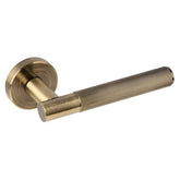 Oglio Door Handle Bathroom Pack with lock and 65mm Latch