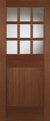 Stable 9 Light Unglazed External Door