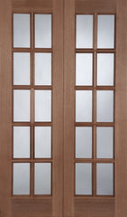 GTP Rebated RHPO Unglazed Pair External Doors