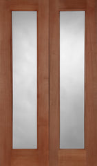 Pattern 20 Rebated RHPO Unglazed Pair External Doors