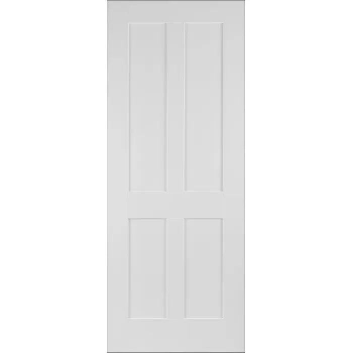 White Victorian Style 4 Panel Internal Door