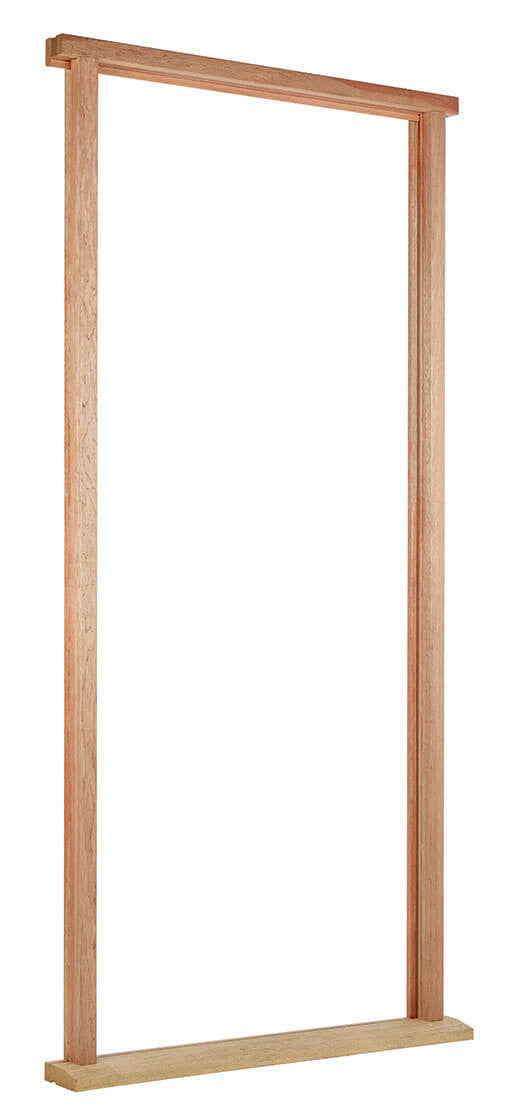 78X30 DOOR FRAMES & CILL HARDWOOD (WEATHER SEAL)