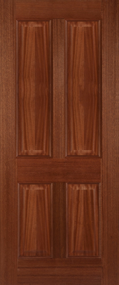 Hardwood Colonial 4 Panel External Door