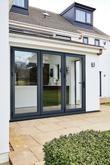 AluVu External Bi-fold Pre-finished Anthracite Grey 10ft Pre-finished Anthracite Grey