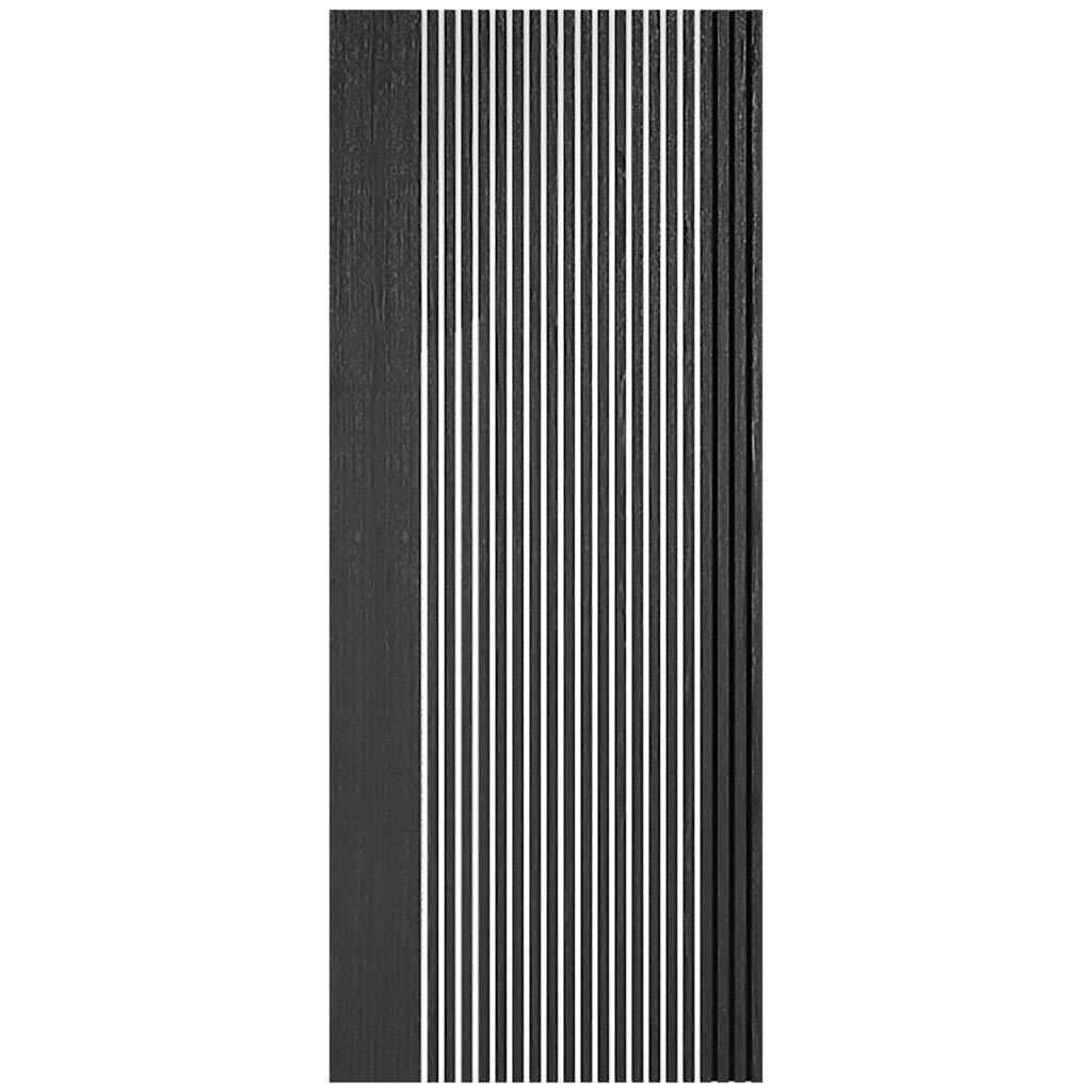 ASH GREY  MELBOURNE CLEAR GLASS PREFINISHED PFIN