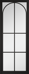 ASTORIA BLACK CLEAR GLASS