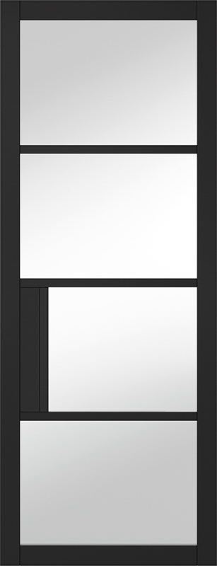 Black Chelsea Glazed 4L Clear