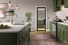 Black Chelsea Glazed 4L Reeded