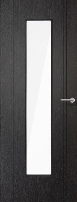 Monaco Laminate Glazed Pre-finished Black Laminate