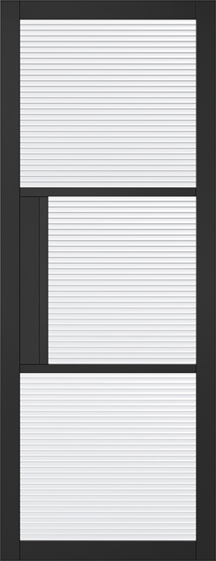 Tribeca 3L Reeded Pre-finished Black