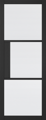 Tribeca 3L Reeded Pre-finished Black