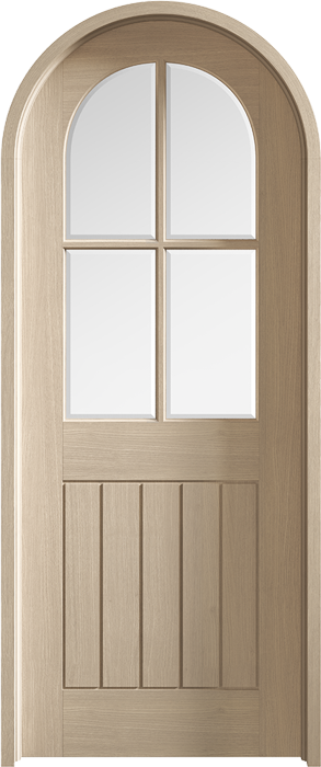 BLONDE OAK CURVED DOOR FRAME 78X30