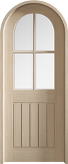 BLONDE OAK CURVED DOOR FRAME 78X33