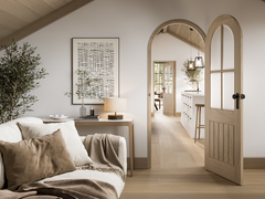 BLONDE OAK CURVED DOOR FRAME 78X33