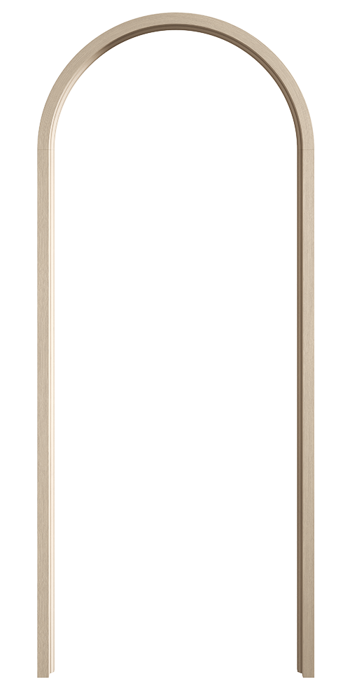 BLONDE OAK CURVED DOOR FRAME 78X33