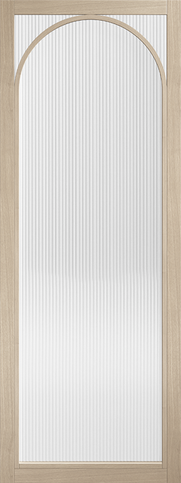 Melrose Glazed Reeded Pre-finished Blonde Oak