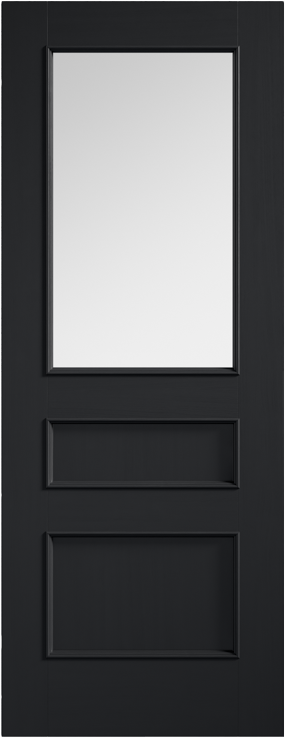 Toledo Glazed Pre-finished Charcoal Black